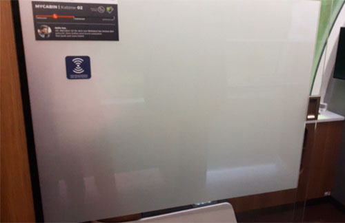 Inteligentna folia Łódź - w pociągu wyłączona